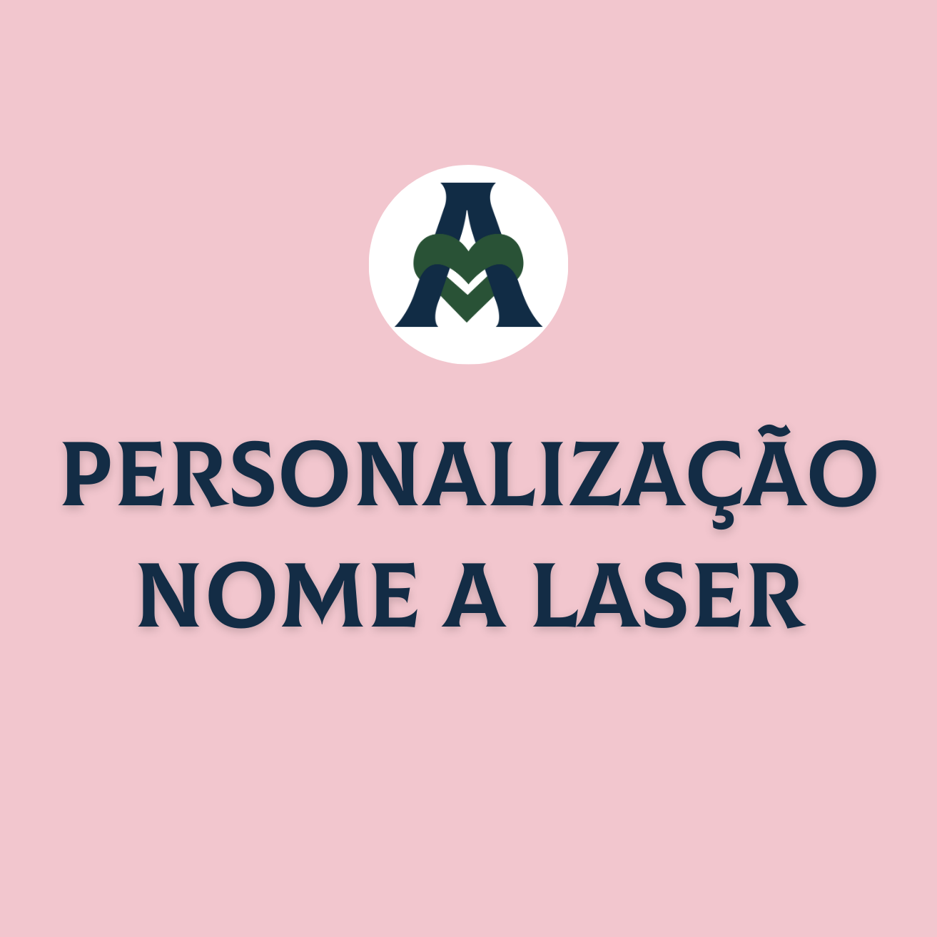 Personalização nome a laser