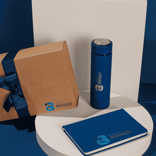 Caixas corporativas personalizadas - Disponível apenas via consultor de vendas