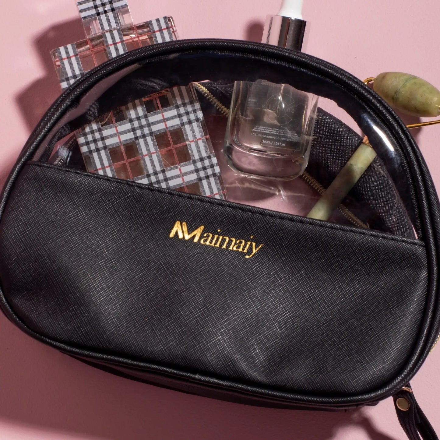 Necessaire de maquiagem Miss Bag M personalizada Laser | AMOUH