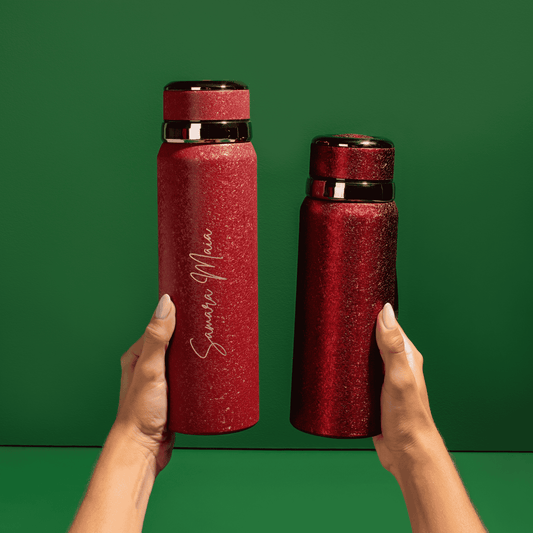 Garrafa térmica Deluxe personalizada laser | AMOUH