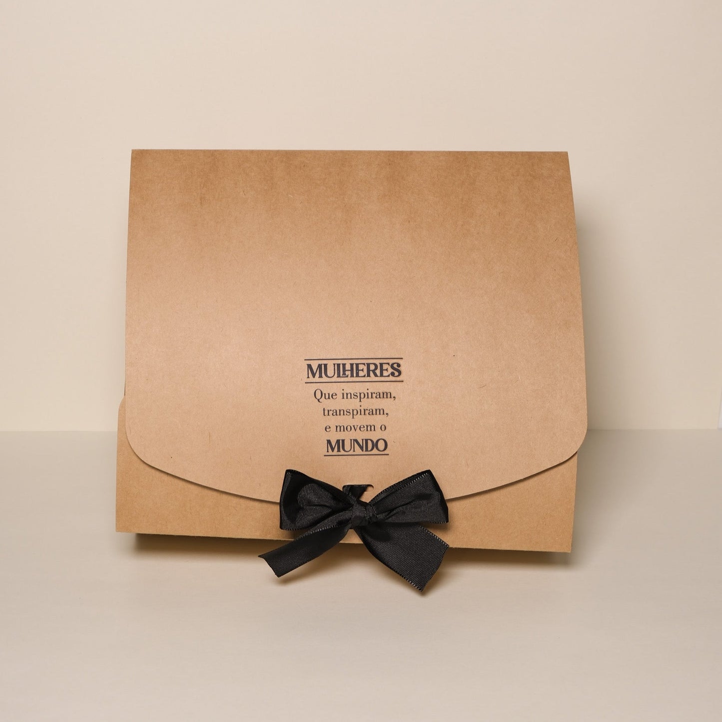 Caixa Pardo com laço - ESPECIAL DIA DA MULHER