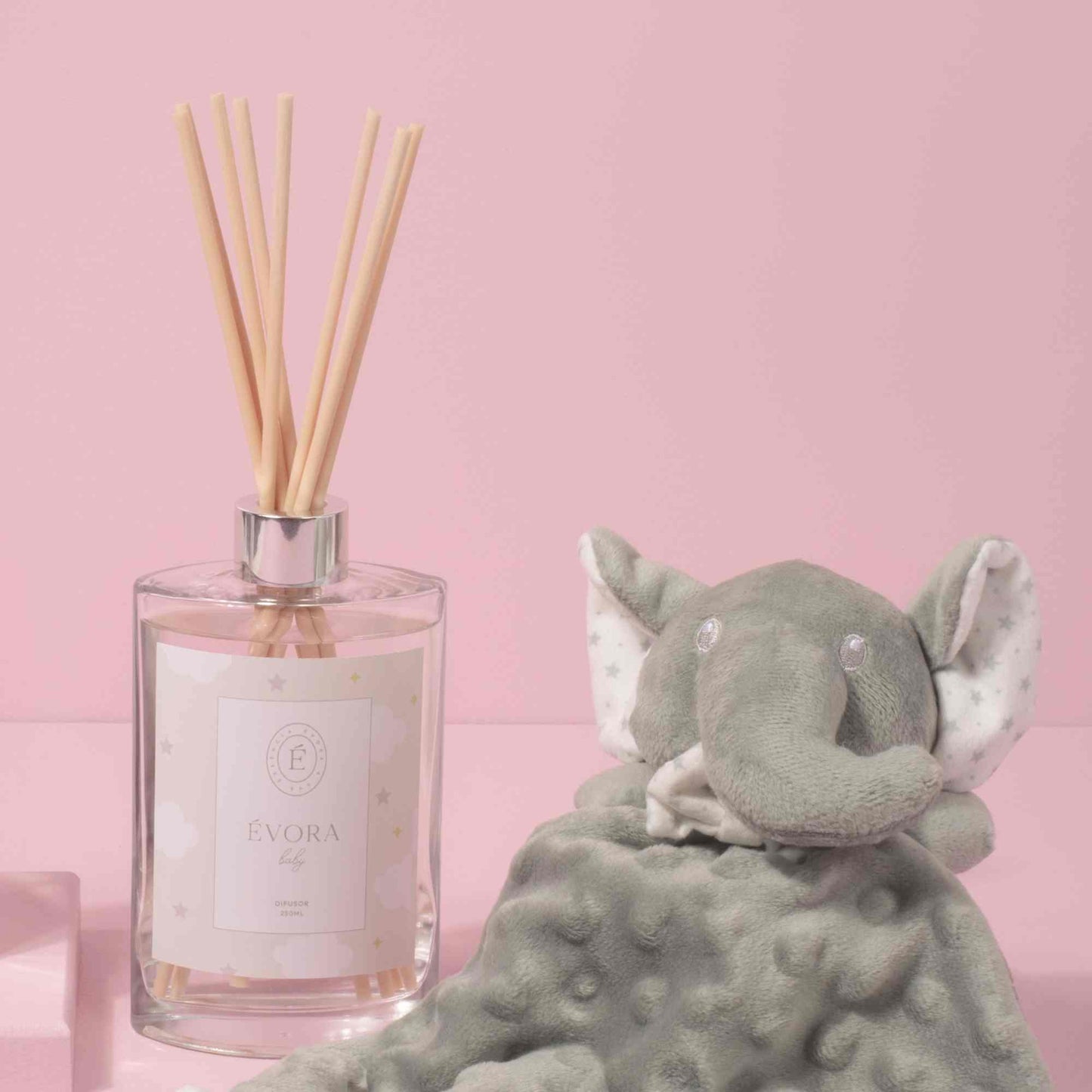 Cobertor Manta Bebê com Naninha Elefante | Macio e Aconchegante