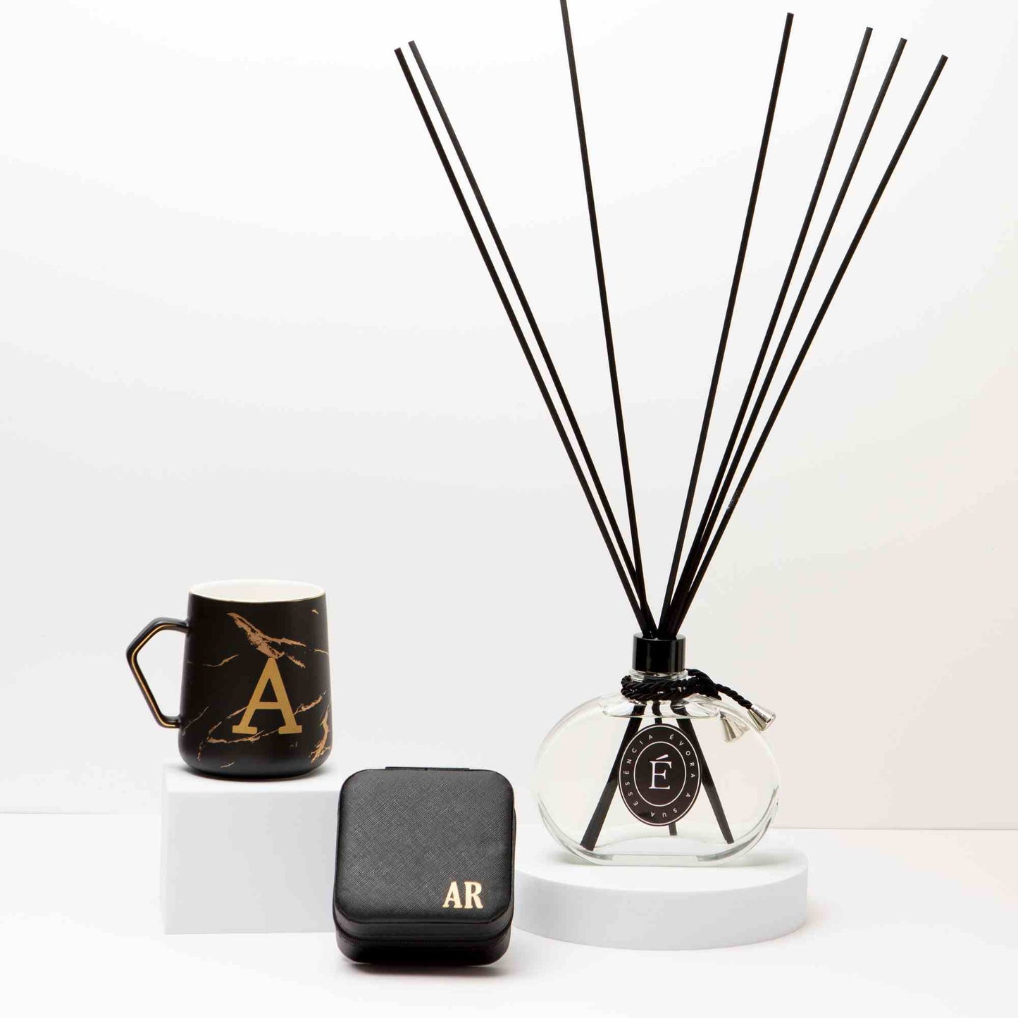 KIT CANECA MARMOR + BOX TO GO P + DIFUSOR G