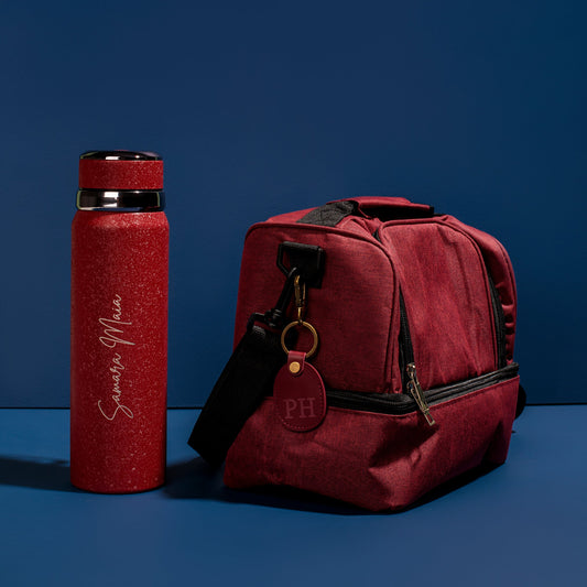 Bolsa lancheira térmica personalizada marmiteira Fitness | AMOUH