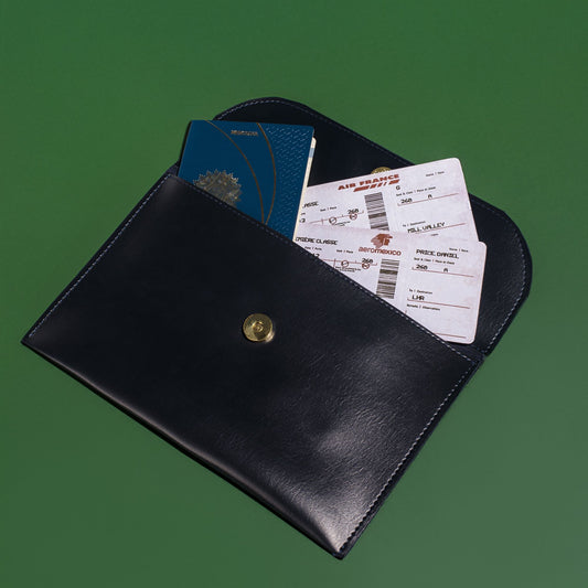 Voucher Porta Documentos Viagem Azul | Amouh