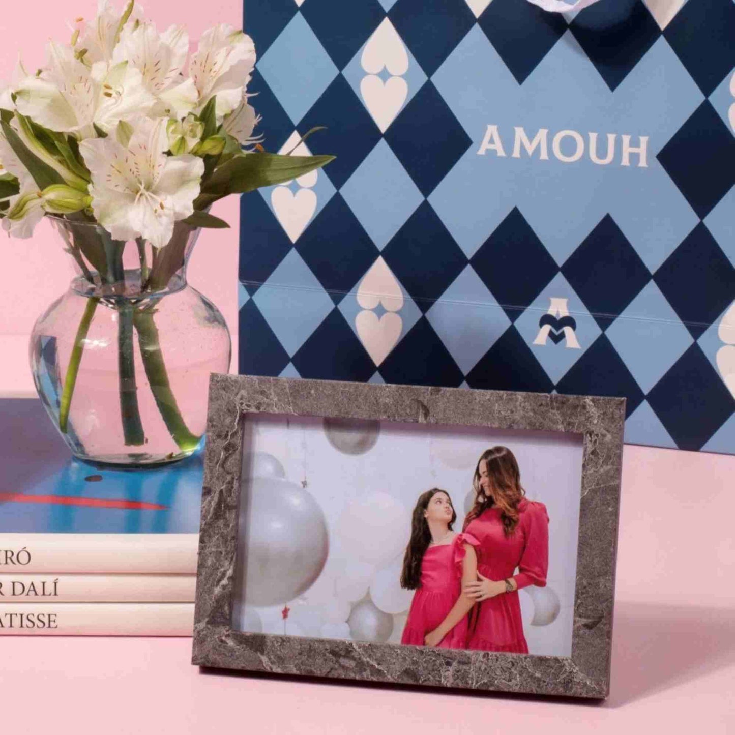 Porta retrato Marmor com foto 10 x 15cm | AMOUH