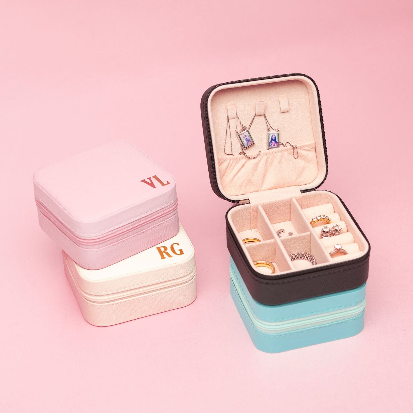 Box to go P: porta-joias compacto personalizado | Amouh