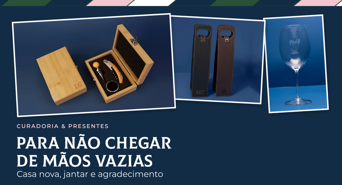 Casa nova, jantar e agradecimento: presentes para não chegar de mãos vazias.
