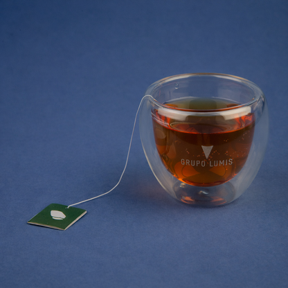 Copo de Café Parede Dupla em Vidro Personalizado | AMOUH