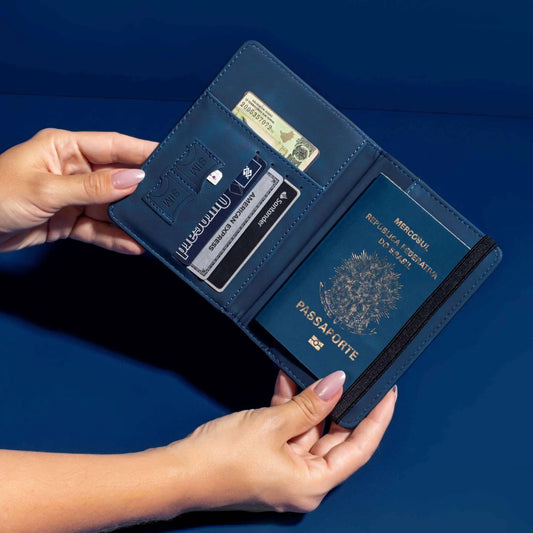 Travel Case - porta passaporte personalizado laser | Amouh