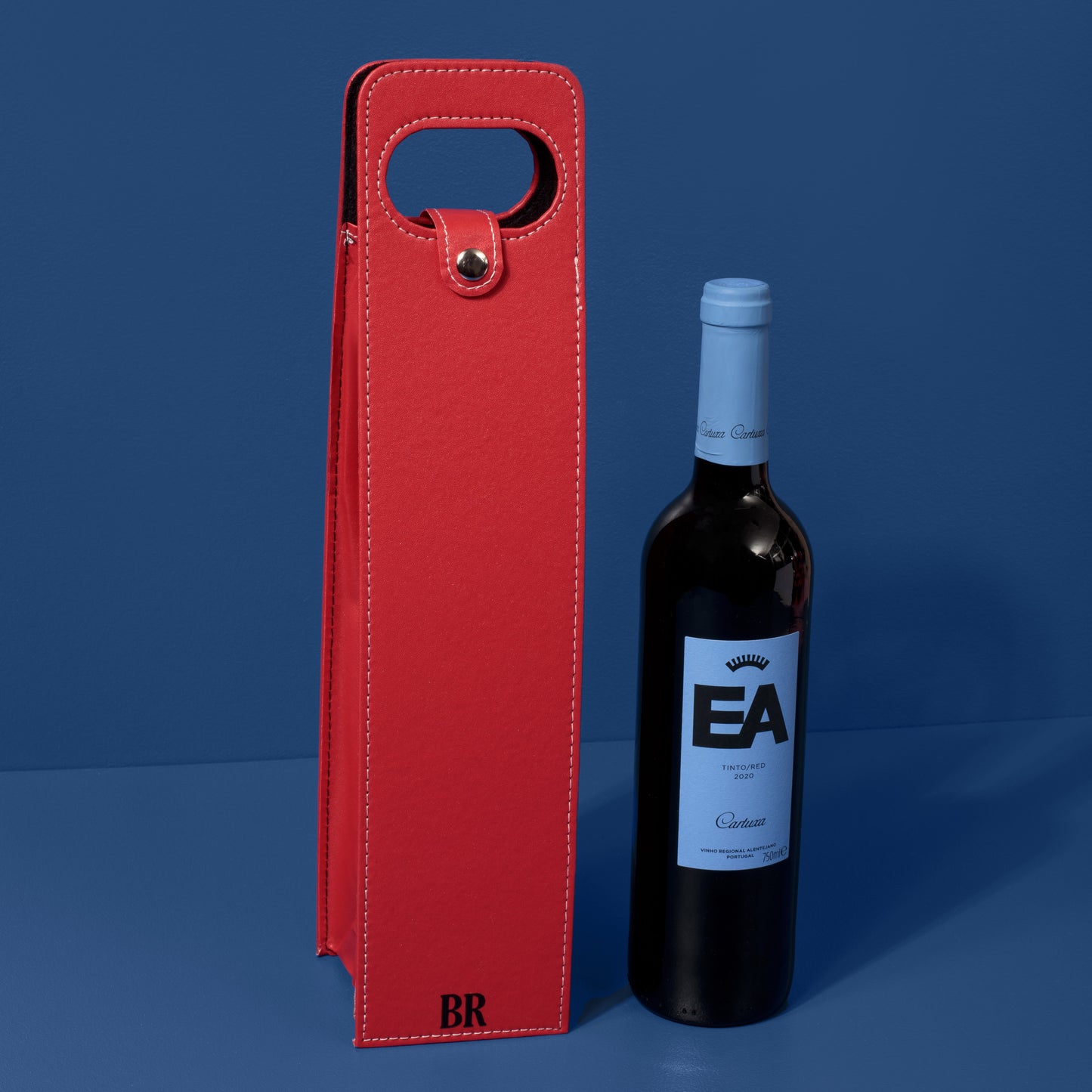 Wine Bag - case personalizado para vinho | Amouh Cor:vermelho