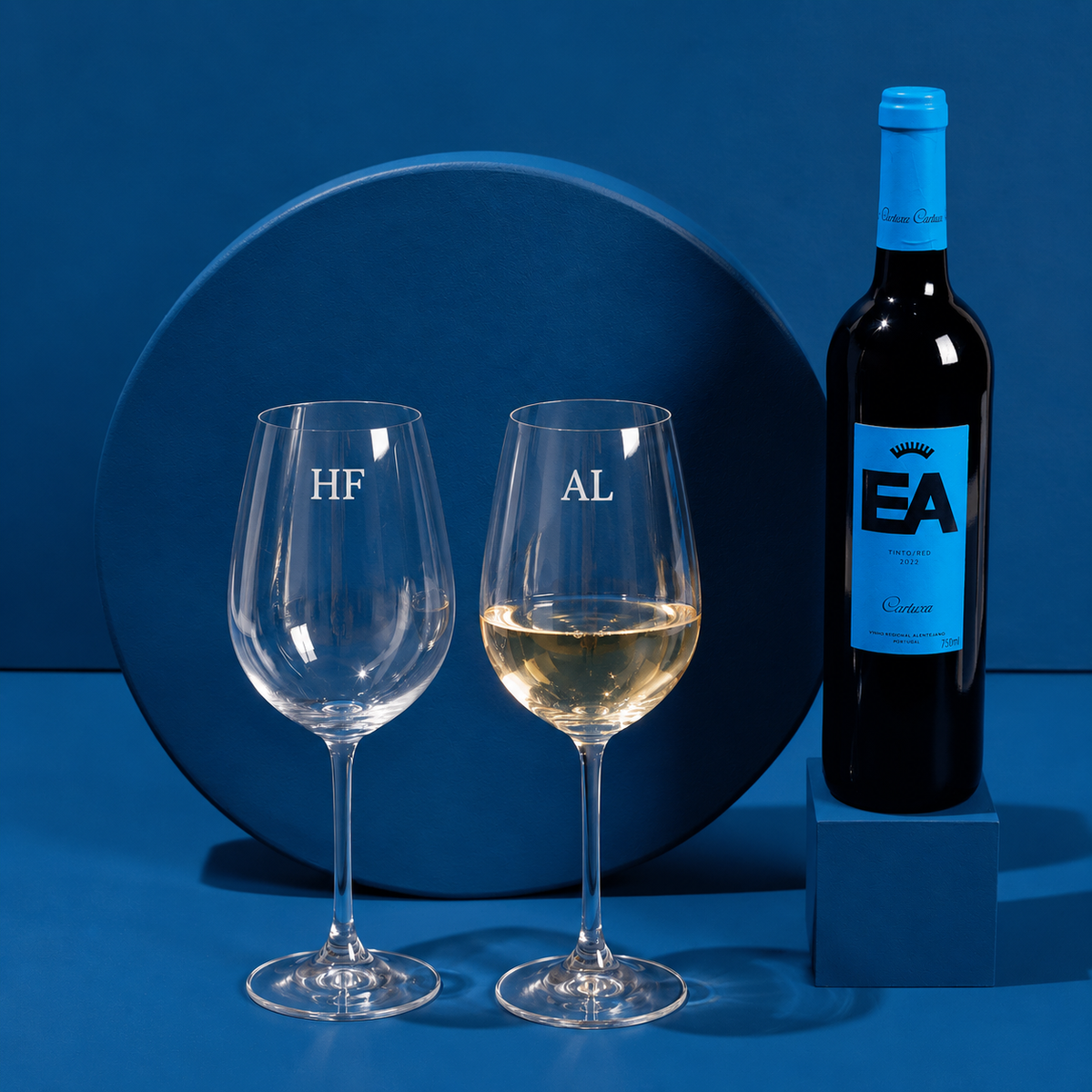 Taça de Vinho Personalizada Royale M Cristal ou Vidro | AMOUH