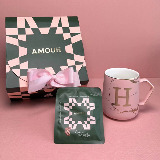 Caneca Marmor + Café Drip Coffee na caixa P Amouh
