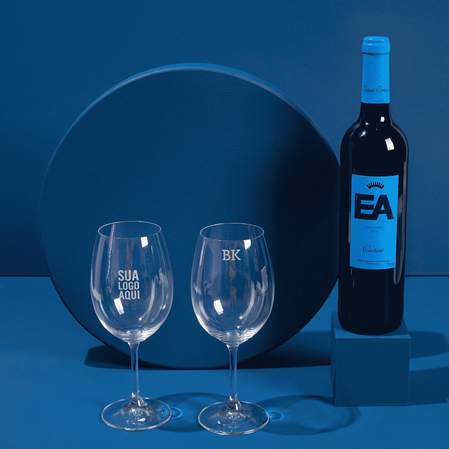 Taça de Vinho Personalizada Royale M Cristal ou Vidro | AMOUH