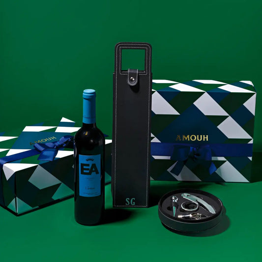 Case de Vinho Personalizado | Wine Bag em Couro Sintético Amouh