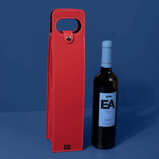 Wine Bag - case personalizado para vinho | Amouh Cor:vermelho