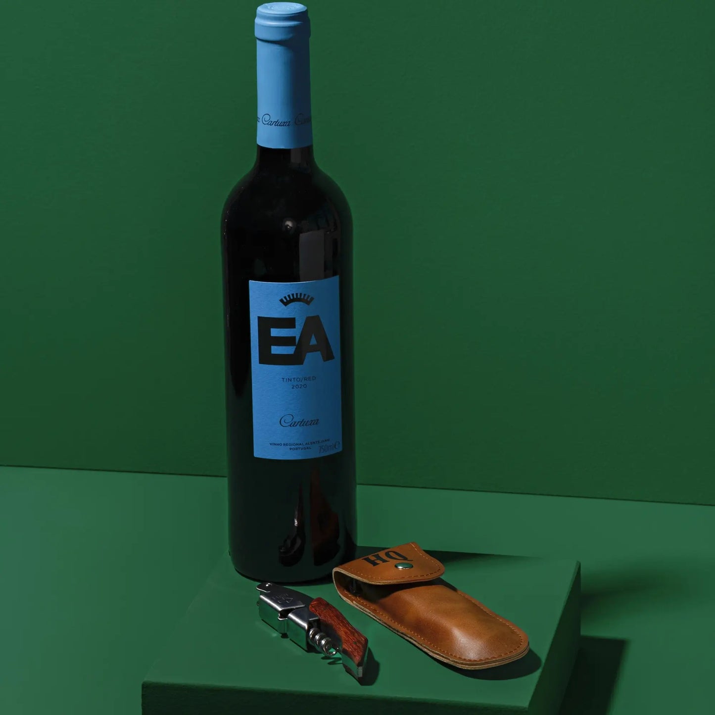 Abridor de vinho inox com cabo madeira personalizado | Amouh