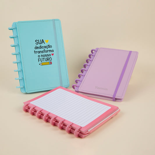Caderno A5 Inteligente Pautado Personalizado | AMOUH