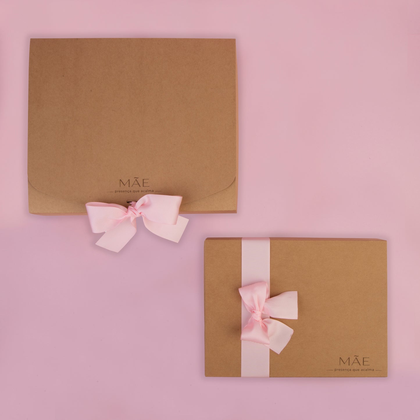 Caixa Pardo com laço - ESPECIAL DIA DAS MÃES