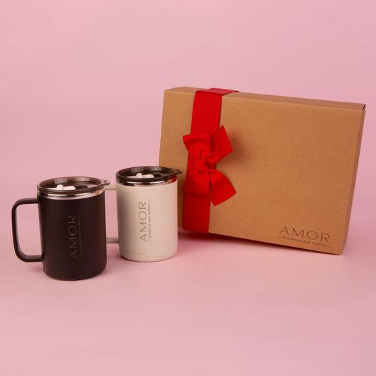 Caneca Térmica de Café Personalizada 400ml | AMOUH