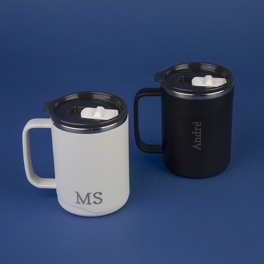 Caneca Térmica de Café Personalizada 400ml | AMOUH