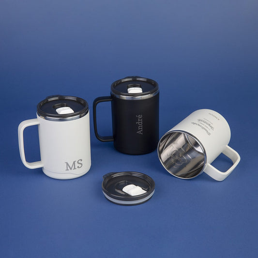 Caneca Térmica de Café Personalizada 400ml | AMOUH