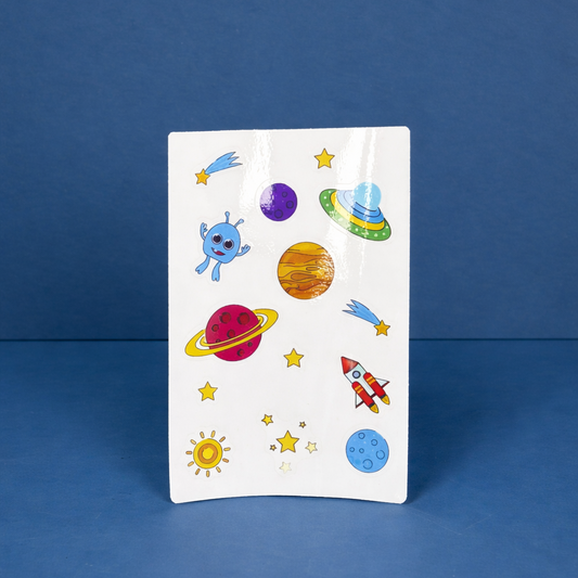 Stickers Cartela Adesivos Temáticos - Galáxia | Amouh
