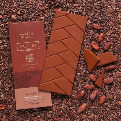 Chocolate Premium Nugali 45% Cacau – Barra 100g | Amouh