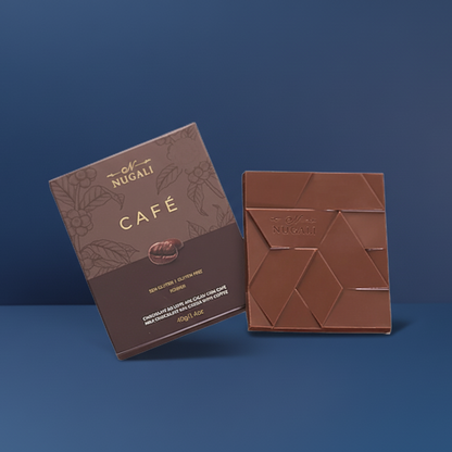 Chocolate Premium Nugali – Tablete 40g Café ou Zero Açúcar | Amouh