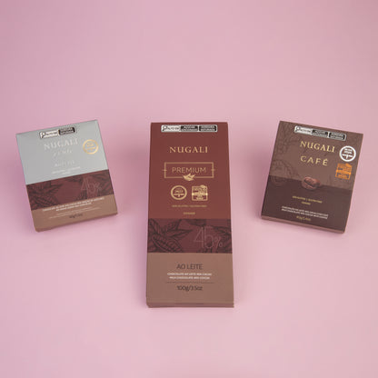 Chocolate Premium Nugali 45% Cacau – Barra 100g | Amouh