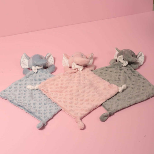 Cobertor Manta Bebê com Naninha Elefante | Macio e Aconchegante
