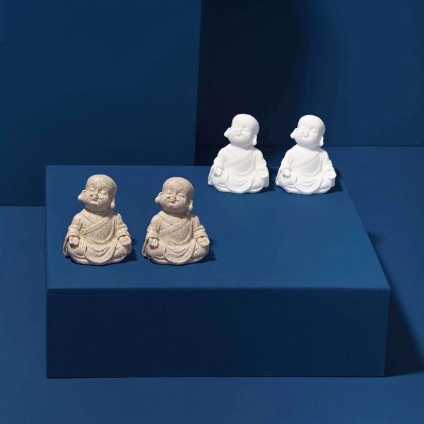 Dupla Mini Buda Estátua | Amouh