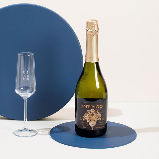 Taça espumante personalizada Vidro Celebrate | Amouh