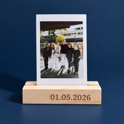 Foto Instantânea Original  Fujifilm Mini COM suporte personalizado inciais| Amouh