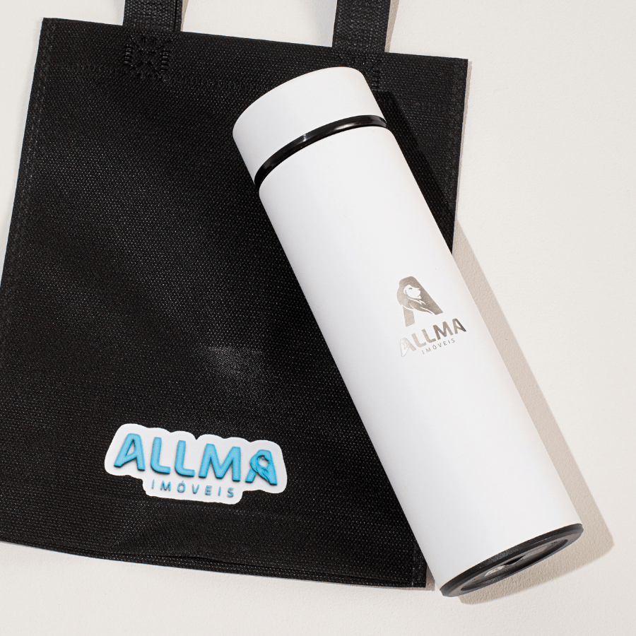 Garrafa térmica emborrachada termo amouh 500ml personalizada | AMOUH