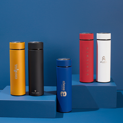 Garrafa térmica emborrachada termo amouh 500ml personalizada | AMOUH
