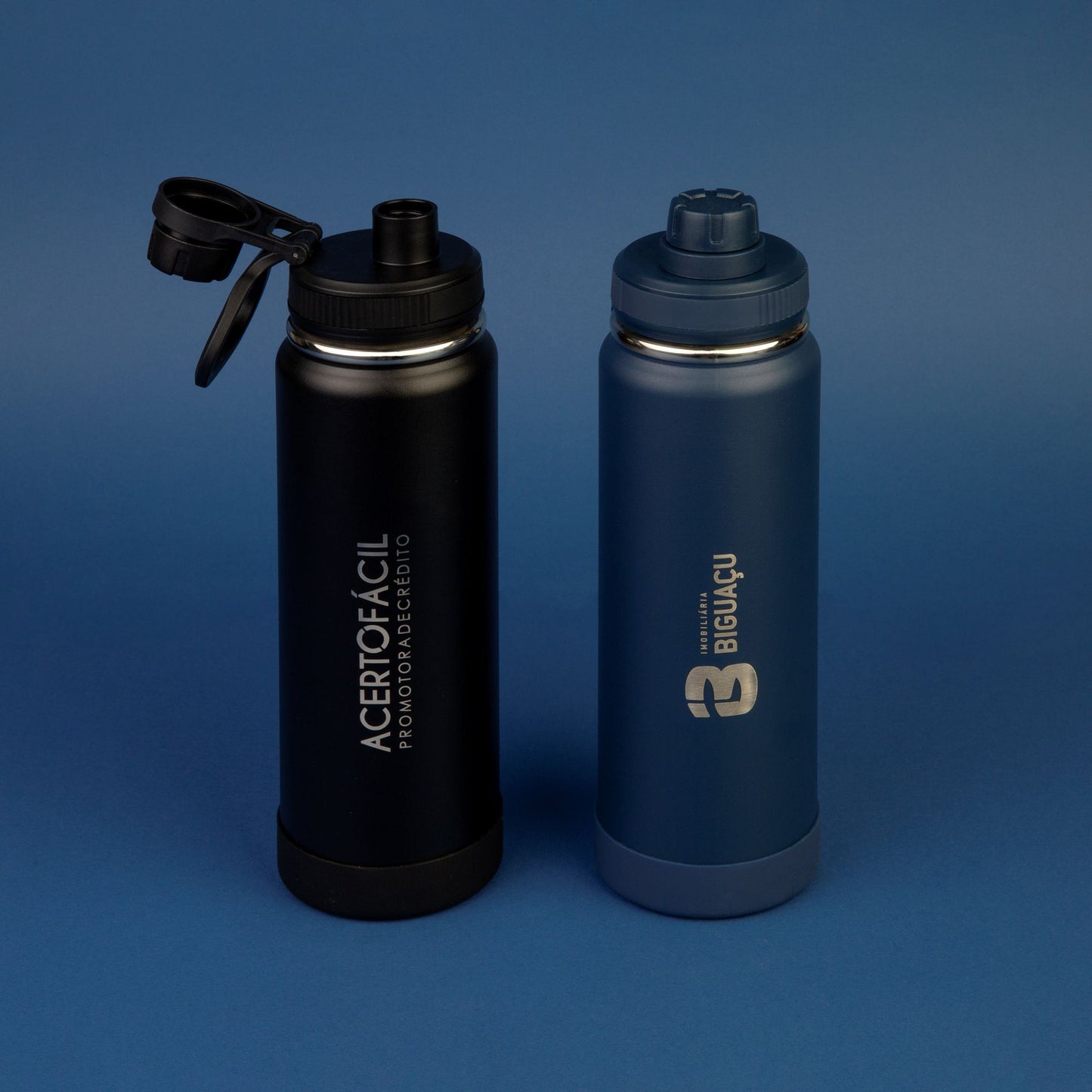 Garrafa térmica Super Bottle com borracha | Amouh