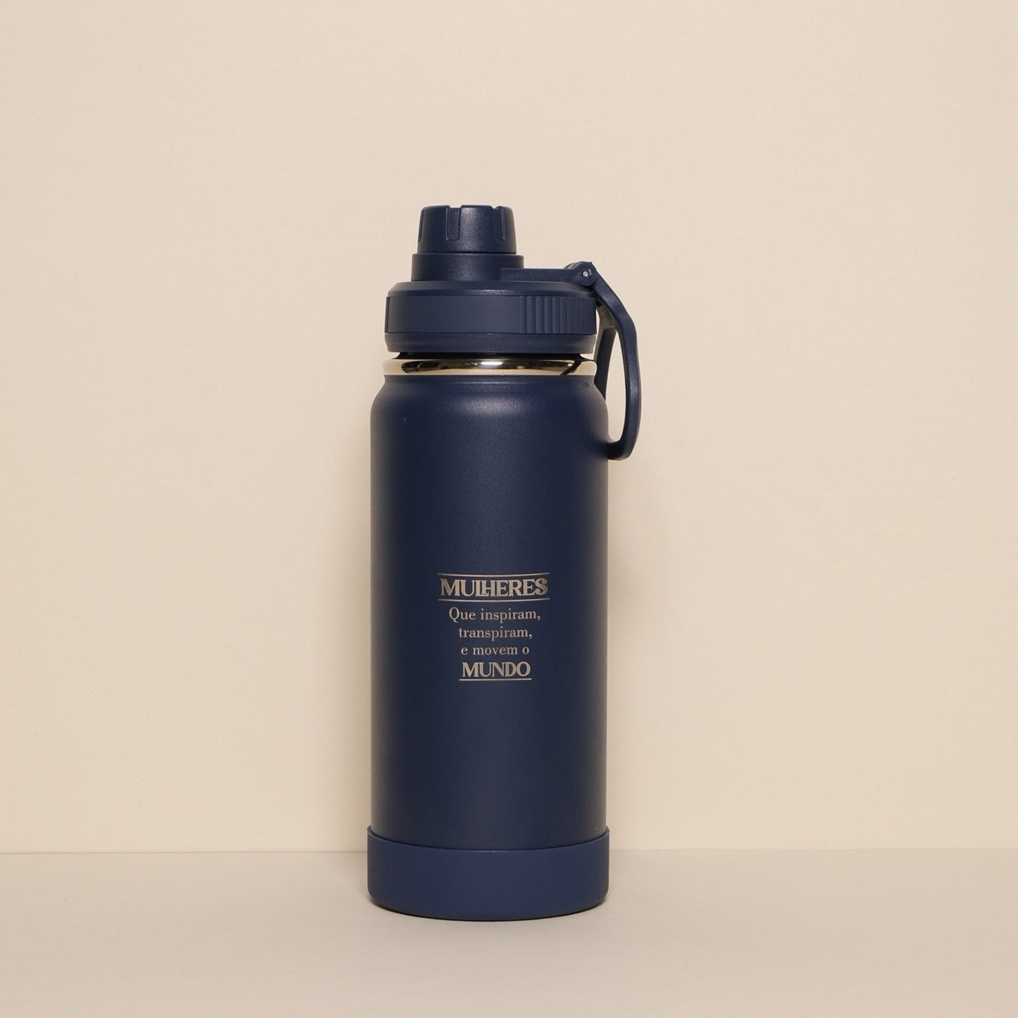 Garrafa térmica Super Bottle com borracha | Amouh