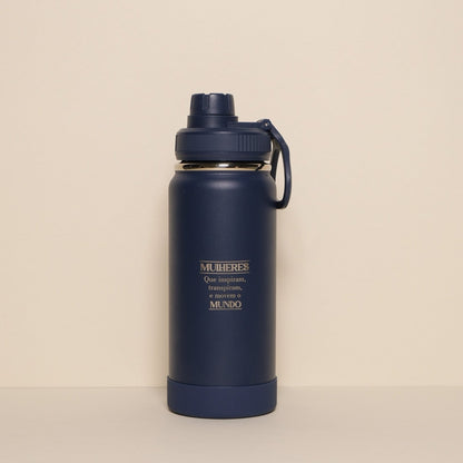 Garrafa térmica Super Bottle com borracha | Amouh