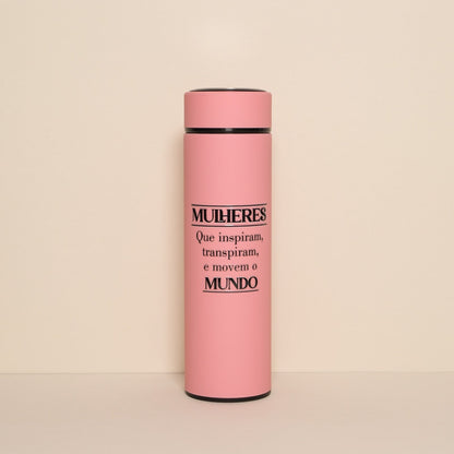 Garrafa térmica emborrachada termo amouh 500ml personalizada | AMOUH