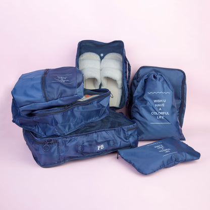 Kit organizador de mala de viagem completa 7 peças | AMOUH