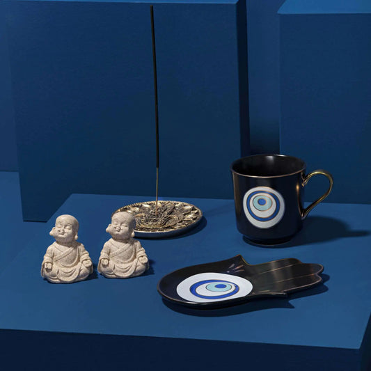 Dupla Mini Buda estátua | Amouh