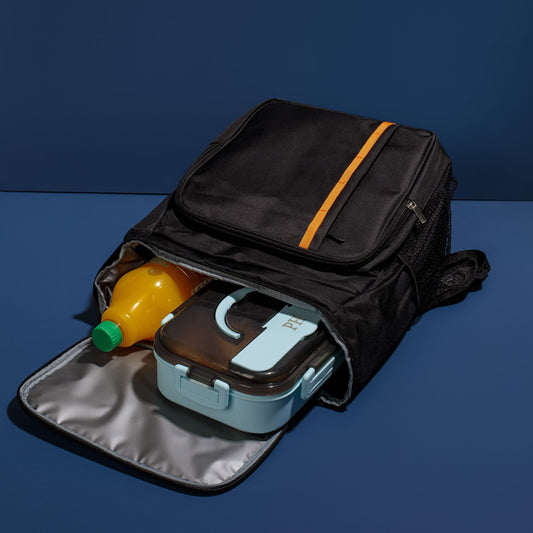 Kit 11 Prof: Mochila Cooler + Marmita Personalizada com Inicias + Sacola Amouh
