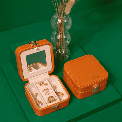 Porta joias personalizado portátil Deluxe |  AMOUH