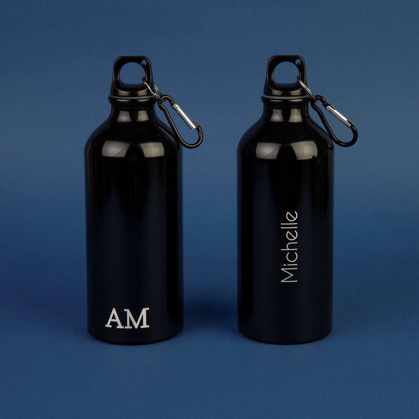 Garrafa Squeeze Preta com Chaveiro 500ml | Amouh