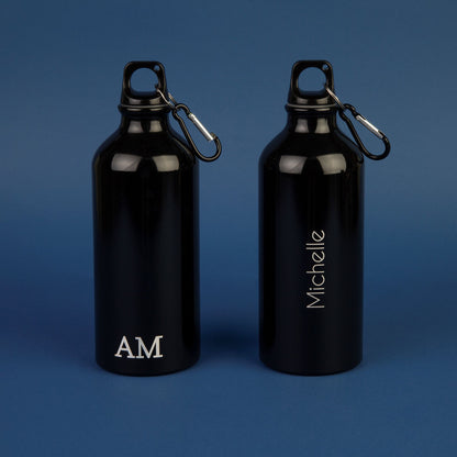 Garrafa Squeeze Preta com Chaveiro 500ml | Amouh