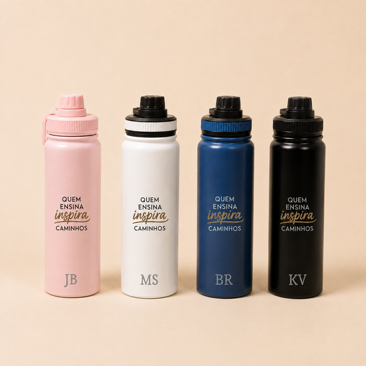 Super Bottle - garrafa térmica 800ml aço inox | AMOUH
