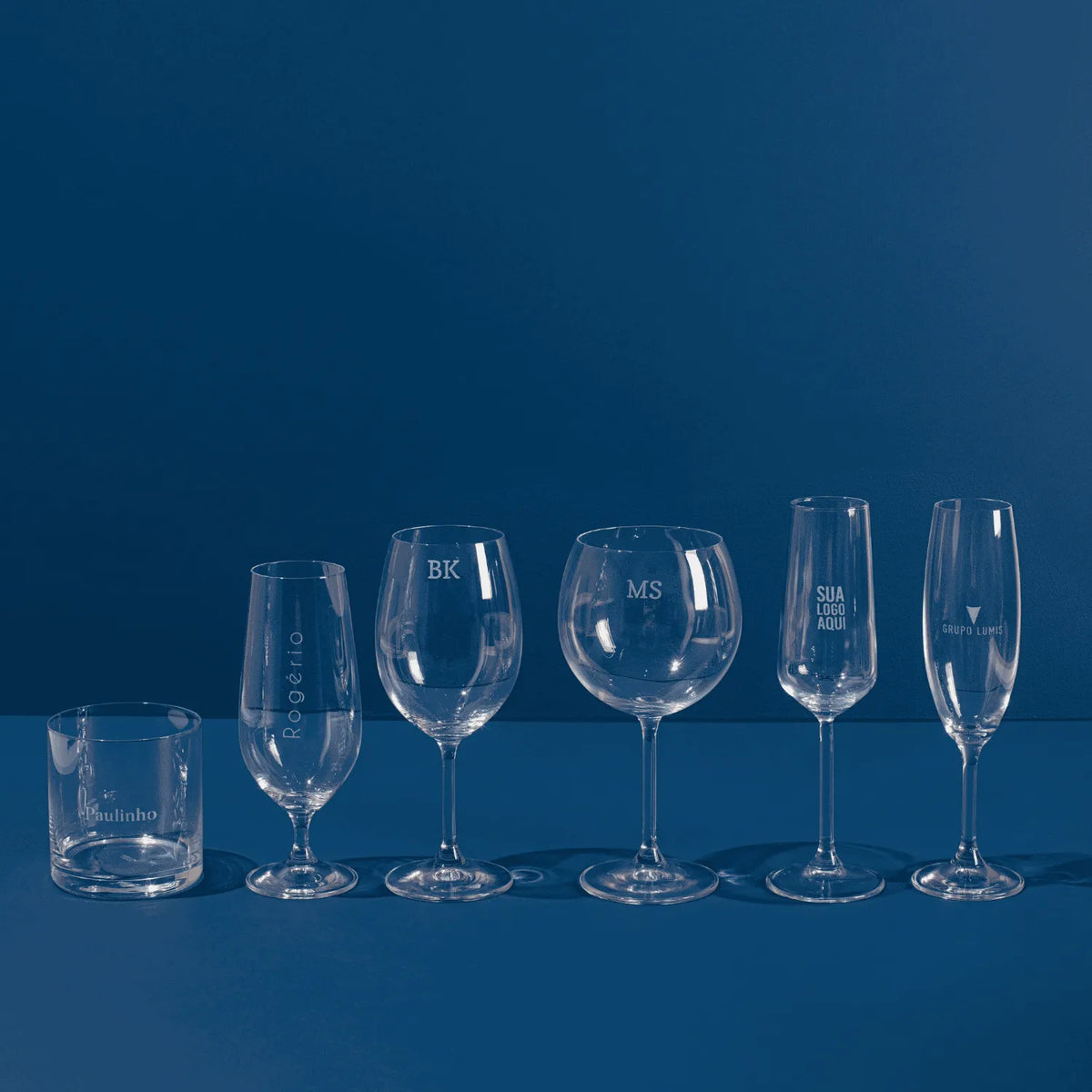 Taça de Vinho Personalizada Royale M Cristal ou Vidro | AMOUH