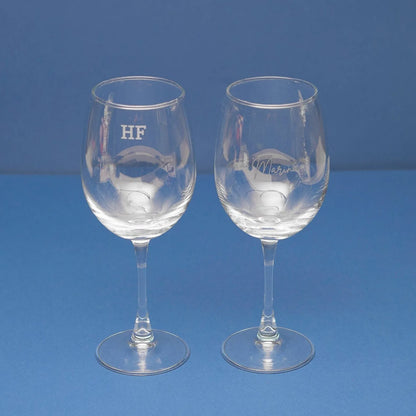 Taça de Vinho Personalizada Royale M Cristal ou Vidro | AMOUH