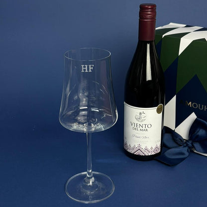 Taça de vinho personalizada laser Royale G cristal | Amouh